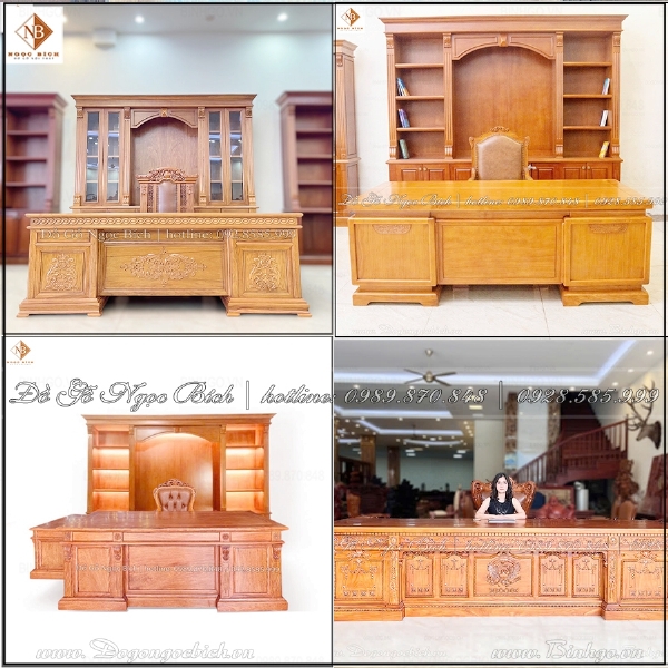 Mẫu bàn giám đốc nào đang được các tổng giám đốc ưa chuộng nhất?